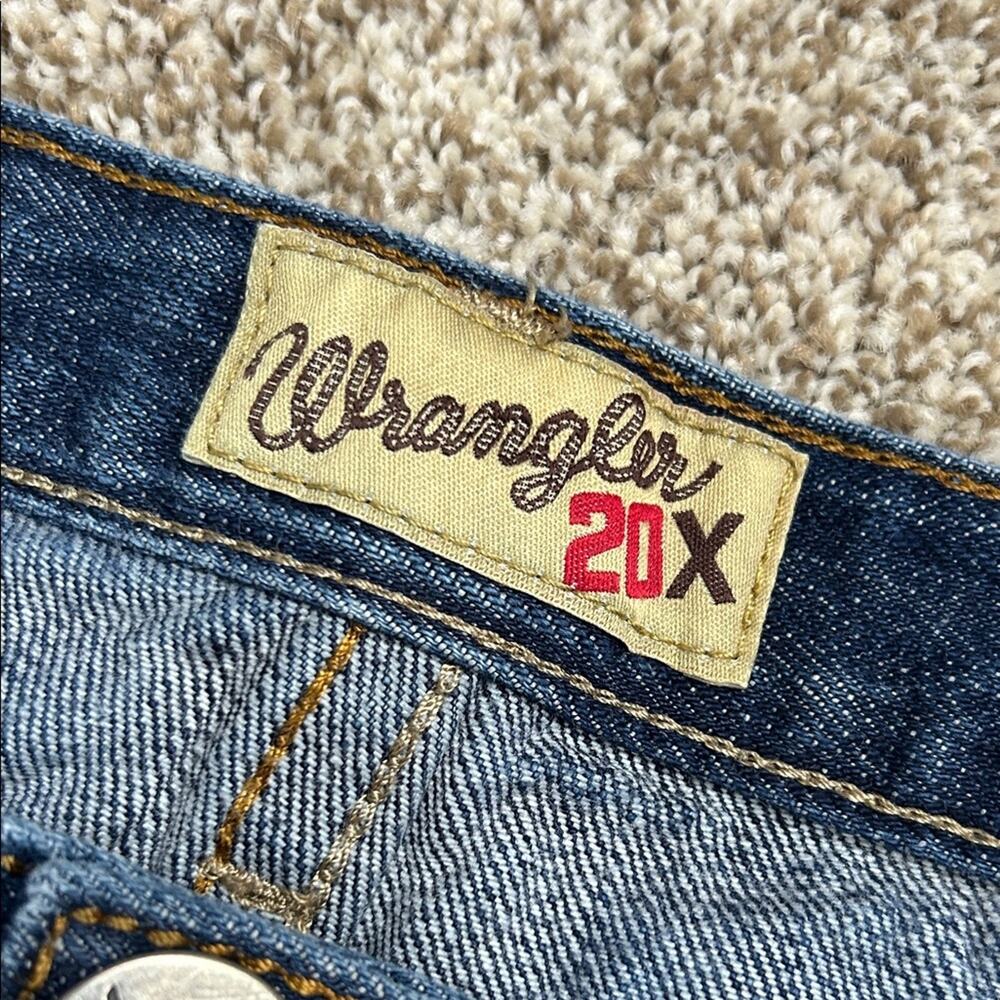 Men's Wrangler 20X No. 42 Vintage Bootcut Jeans, Size 34/38 - Picture 7 of 11